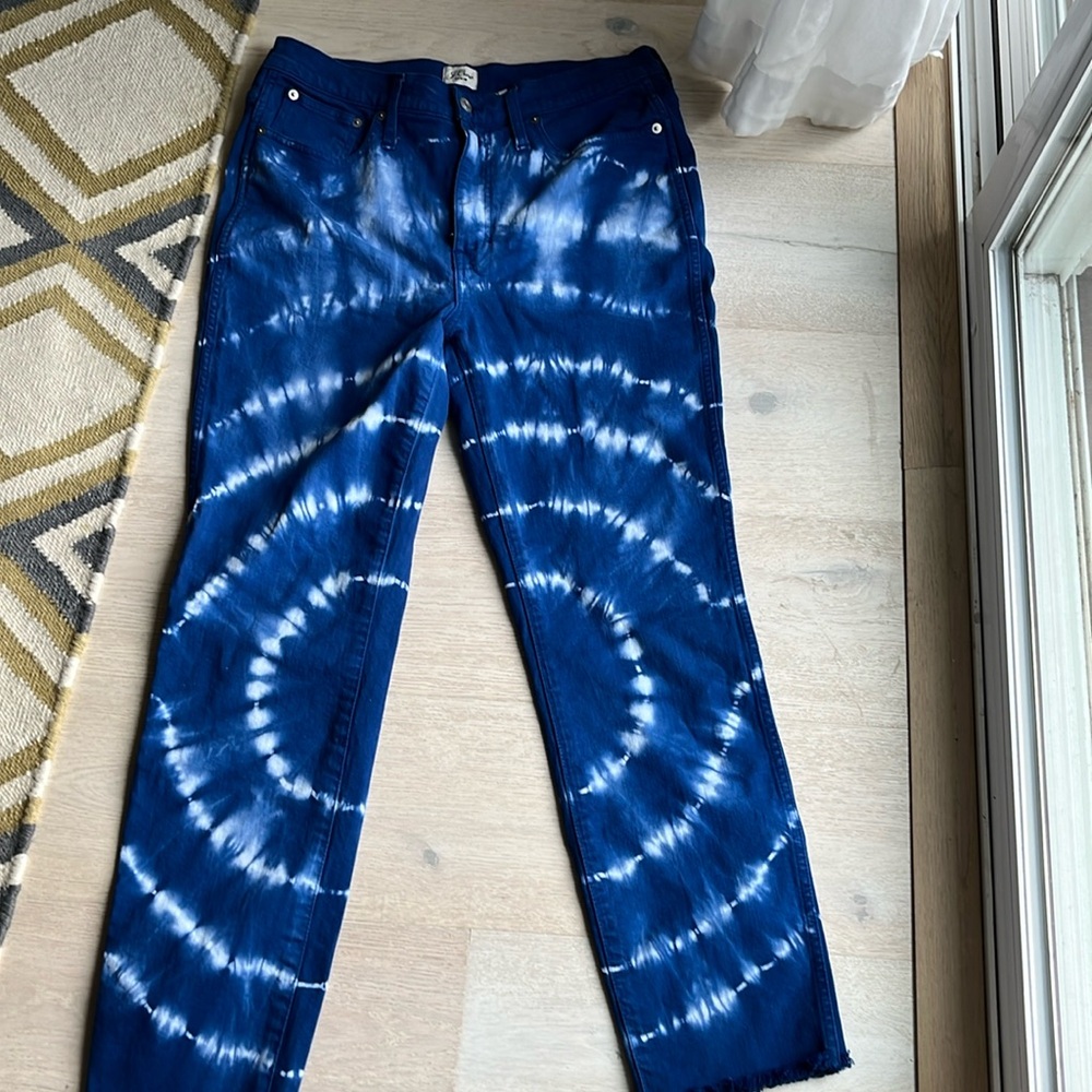 J crew tie dyed jeans
